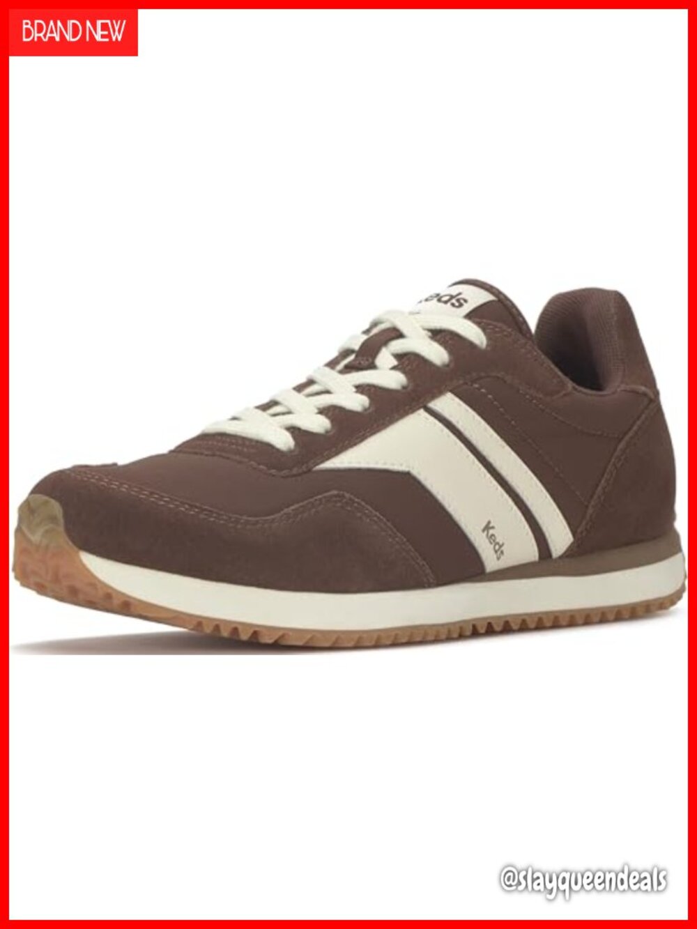 Rena Lace Up Sneaker Nylon Suede Cushioned Lightweight Walking Shoe